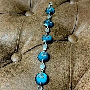 Brighton blue stone bracelet.